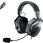 Machenike GH601 USB RGB Gaming Headset - 7.1 Surround Sound With Software