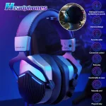 Machenike GH601 USB RGB Gaming Headset - 7.1 Surround Sound With Software