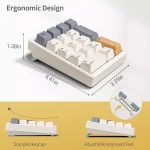 Magicforce MF17 RGB Mechanical Number Pad, Brown Switch Hot-Swappable