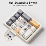 Magicforce MF17 RGB Mechanical Number Pad, Brown Switch Hot-Swappable