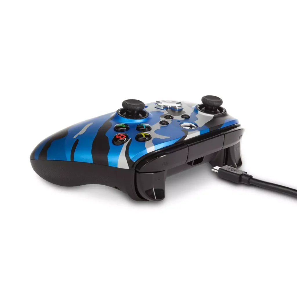 PowerA Enhanced Wired Gamepad For Xbox Series X|S, One Windows 10/11 (Army Blue)