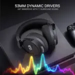 Redragon H858 3-Mode Wireless Gaming Headset, 7.1 Surround Sound, 53 mm Drivers