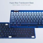 Redragon K656 GAREN PRO 3-Mode Wireless RGB Gaming Keyboard, Purple Tactile Switch