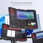 Redragon K656 GAREN PRO 3-Mode Wireless RGB Gaming Keyboard, Purple Tactile Switch
