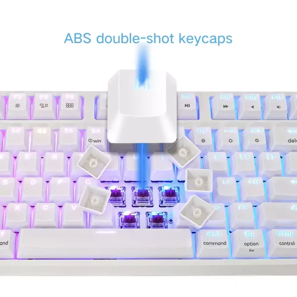 SKYLOONG GK87 RGB Gaming Keyboard - Optical Yellow Switch - Hot Swappable