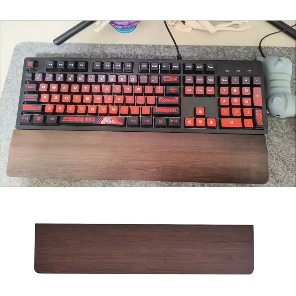 SKYLOONG Walnut Wooden Keyboard Wrist Rest (Full Size)
