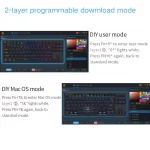 SKYLOONG GK87 RGB Gaming Keyboard - Optical Yellow Switch - Hot Swappable
