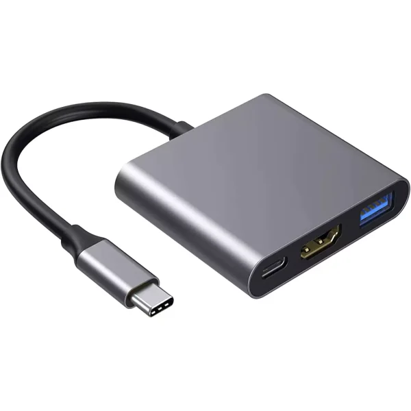 USB-C 3 in 1 to HDMI Adapter (Supports 4K 30Hz)
