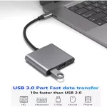 USB-C 3 in 1 to HDMI Adapter (Supports 4K 30Hz)