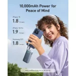 Anker Nano Power Bank, 10,000mAh Portable Charger with Built-in USB-C Cable, 30W Recharging, 30W Max Output with 1 USB-C, 1 USB-A