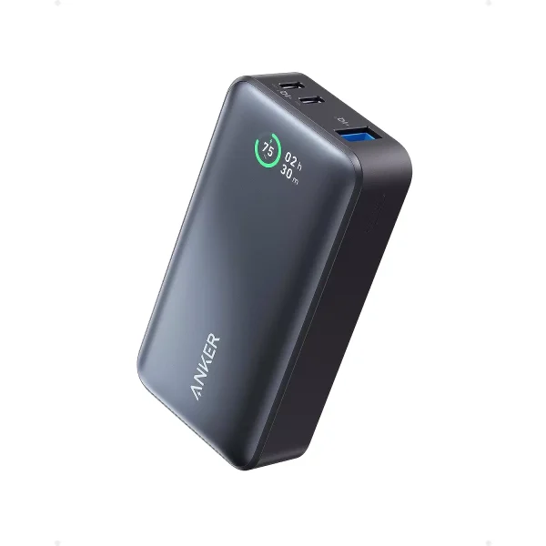 Anker Power Bank 10,000mAh, Power IQ 3.0 Portable Charger with PD 30W Max Output