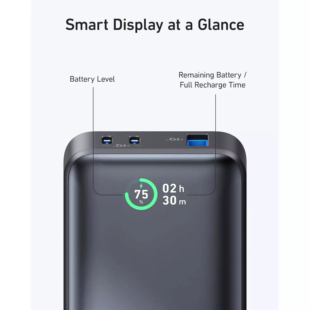 Anker Power Bank 10,000mAh, Power IQ 3.0 Portable Charger with PD 30W Max Output