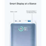 Anker Power Bank 10,000mAh, Power IQ 3.0 Portable Charger with PD 30W Max Output (Blue)