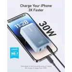 Anker Power Bank 10,000mAh, Power IQ 3.0 Portable Charger with PD 30W Max Output (Blue)