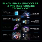 Black Shark FunCooler 4 Pro Phone Cooler Fan 27W Portable Radiator for Smartphone