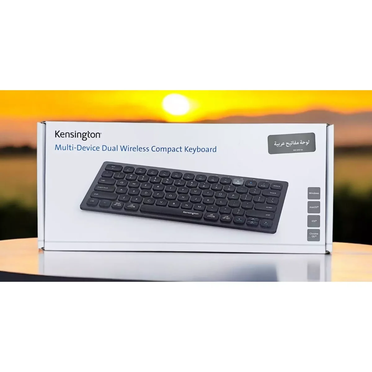 Kensington K75502AB Multi-Device Wireless, Bluetooth Compact Keyboard (Black)