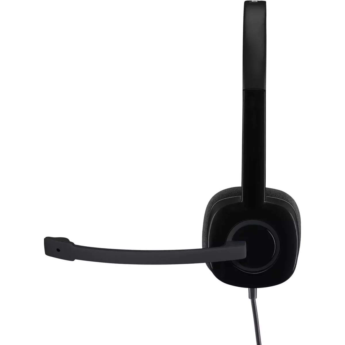 Logitech H151 Headset, Analog Stereo Headphones with Rotating Noise-Cancelling Microphone