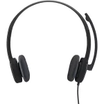 Logitech H151 Headset, Analog Stereo Headphones with Rotating Noise-Cancelling Microphone