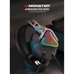 MONSTER AIRMARS N3S Gaming Headset - 7.1 Surround Sound - ENC Microphone - 53MM Drivers