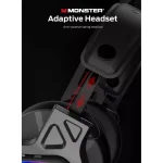 MONSTER AIRMARS N3S Gaming Headset - 7.1 Surround Sound - ENC Microphone - 53MM Drivers