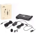 Mouriv CM207 Lavalier Microphone Clip-on Lapel Mic for iPhone Android & Windows Smartphones PC DSLR Cameras Audio Recorders, YouTube, Interview, Studio, Video Recording (6M)
