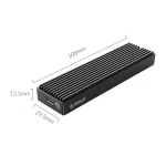 ORICO M.2 NGFF SATA B+MB Key SSD Enclosure USB 3.1 Type C 5Gbps External Solid State Enclosure Adapter for 2280226022422230 M.2 SSD 4TB Max, NOT Supoort PCIe NVMe