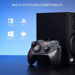 Redragon G710 RIFT Wired Gaming Controller - Dual Vibration Motors, Rapid Trigger, Ergonomic Design, 4 Programmable Keys, Customizable Macros, Adjustable Joystick Heights - Work for PC & Android & NS