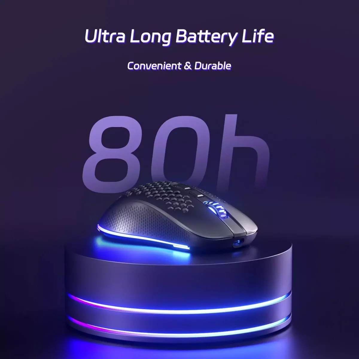 Redragon M694 HANA 3 Modes Wireless Gaming Mouse, 7,200 DPI