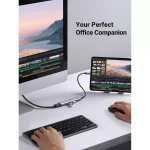 UGREEN USB C Hub 5 in 1, 4K 60HZ HDMI to USB C Adapter Type C Dock Multiport with 4 USB 3.0 Type C to HDMI Hub