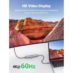 UGREEN USB C Hub 5 in 1, 4K 60HZ HDMI to USB C Adapter Type C Dock Multiport with 4 USB 3.0 Type C to HDMI Hub