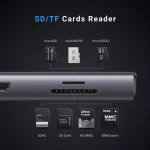 UGREEN USB C Hub 9 in 1 10Gbps USB C 3.2 & USBA 3.2 4K HDMI, 100W Power Delivery, SDTF Card Reader Gigabit Ethernet