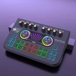 X3 Bluetooth Live Sound Mixer Card, Audio DJ Mixer