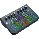 X3 Bluetooth Live Sound Mixer Card, Audio DJ Mixer