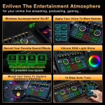 X3 Bluetooth Live Sound Mixer Card, Audio DJ Mixer