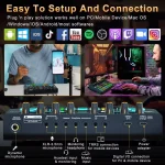 X3 Bluetooth Live Sound Mixer Card, Audio DJ Mixer