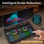 X3 Bluetooth Live Sound Mixer Card, Audio DJ Mixer