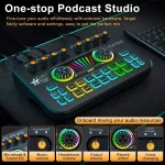 X3 Bluetooth Live Sound Mixer Card, Audio DJ Mixer