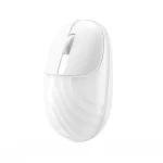JeDEL WD142 Wireless, Bluetooth Rechargeable Mouse - 1600 DPI Adjustable - Battery Life 180 Hours (White)