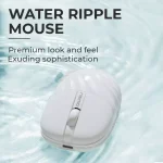 JeDEL WD142 Wireless, Bluetooth Rechargeable Mouse - 1600 DPI Adjustable - Battery Life 180 Hours (White)