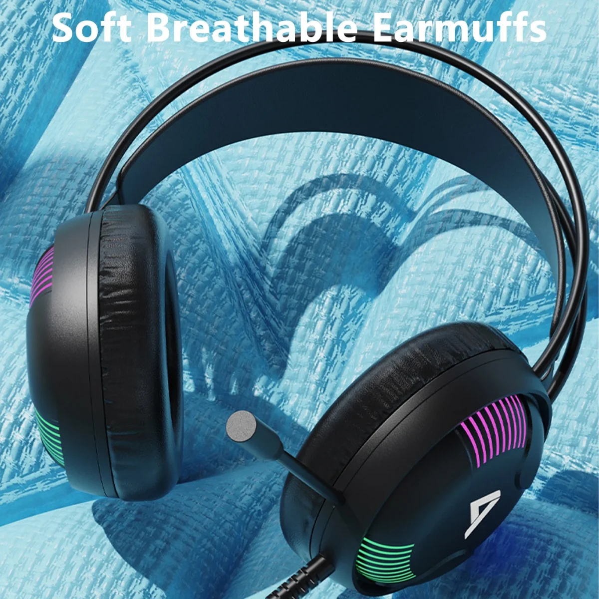 ACESTEK AH11 USB USB RGB Gaming Headset - 7.1 Surround Sound