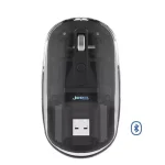 JeDEL Wireless, Bluetooth Rechargeable Mouse - 1600 DPI Adjustable - Battery Life 180 Hours (Black)