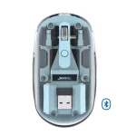 JeDEL WD131P Wireless, Bluetooth Rechargeable Mouse - 1600 DPI Adjustable - Battery Life 180 Hours (Blue)