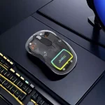 JeDEL WD141 Wireless, Bluetooth Rechargeable Mouse - 1200 DPI Adjustable - Battery Life 180 Hours (Blue)