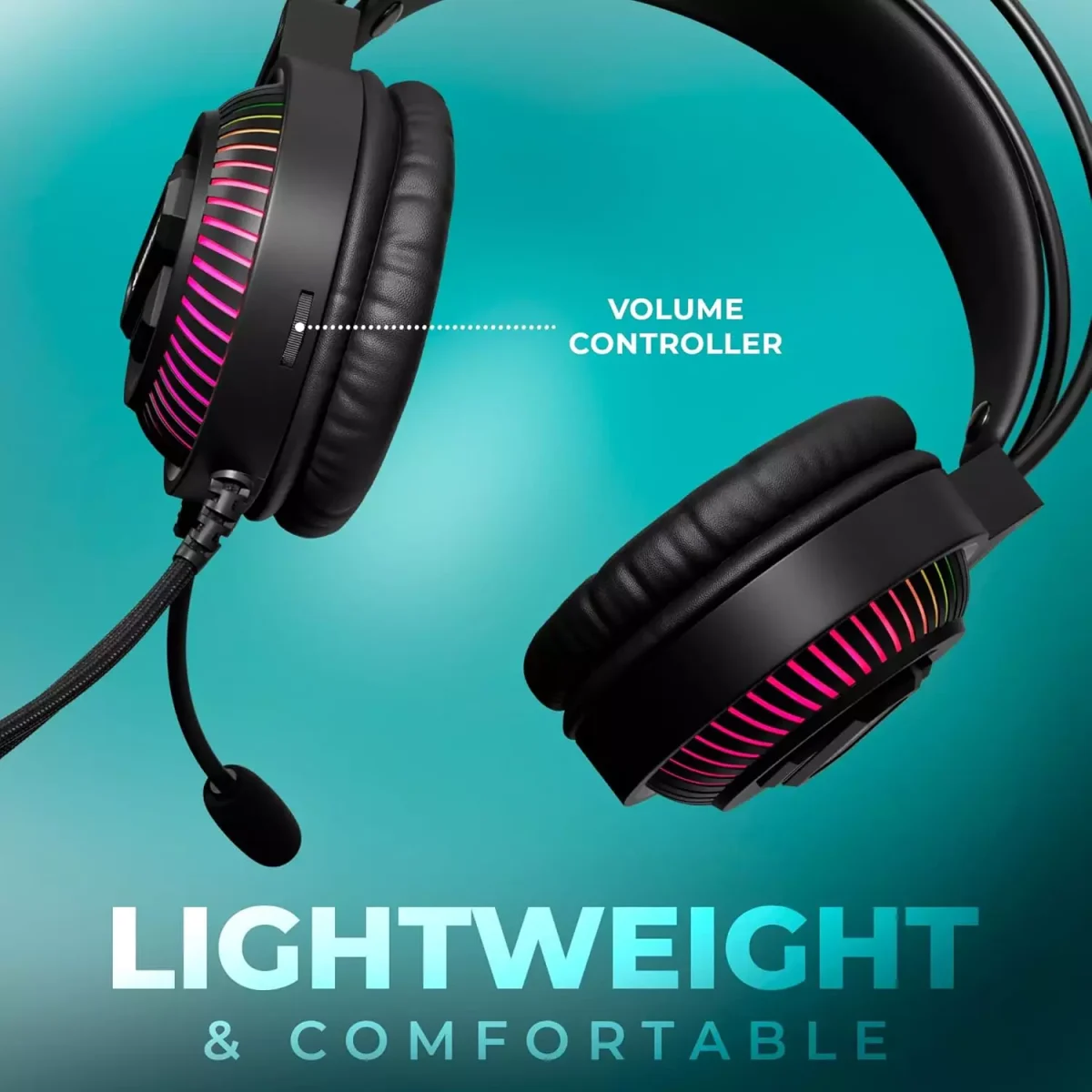 JEDEL GH-558 RGB Gaming Headset - Stereo Sound