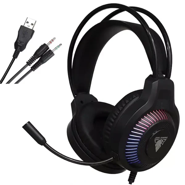 JEDEL GH-558 RGB Gaming Headset - Stereo Sound