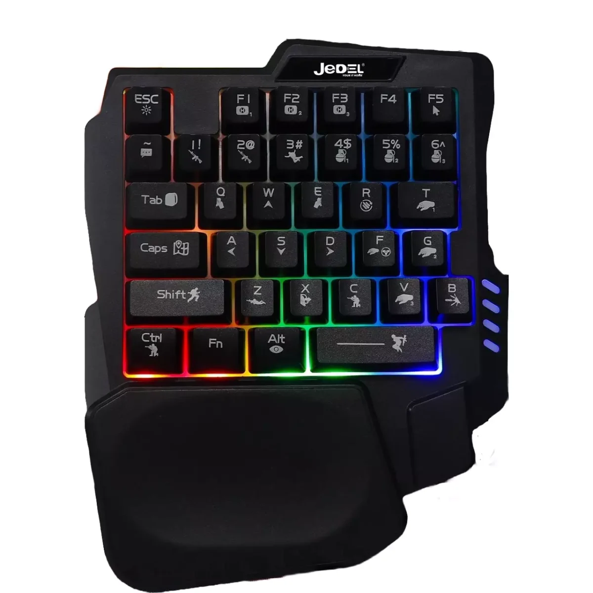 JEDEL K601 One Handed Keyboard 35 Keys