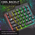 JEDEL K601 One Handed Keyboard 35 Keys