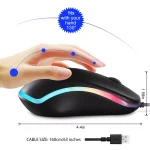 JITOPKEY M120 Mouse - Optical Sensor 1000 DPI (Black)