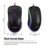 JITOPKEY M120 Mouse - Optical Sensor 1000 DPI (Black)