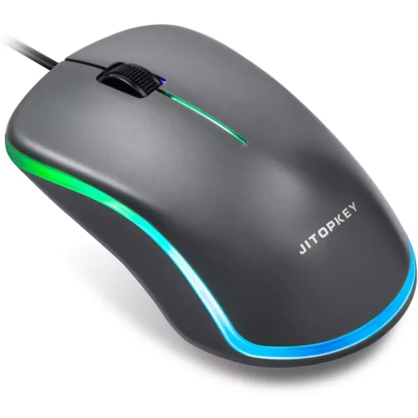JITOPKEY M120 Mouse - Optical Sensor 1000 DPI (Grey)